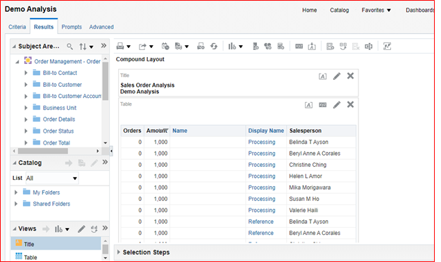 OTBI Report Creation In Oracle Fusion - Oracle Bytes